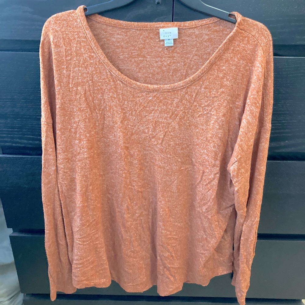 Orange light cotton top